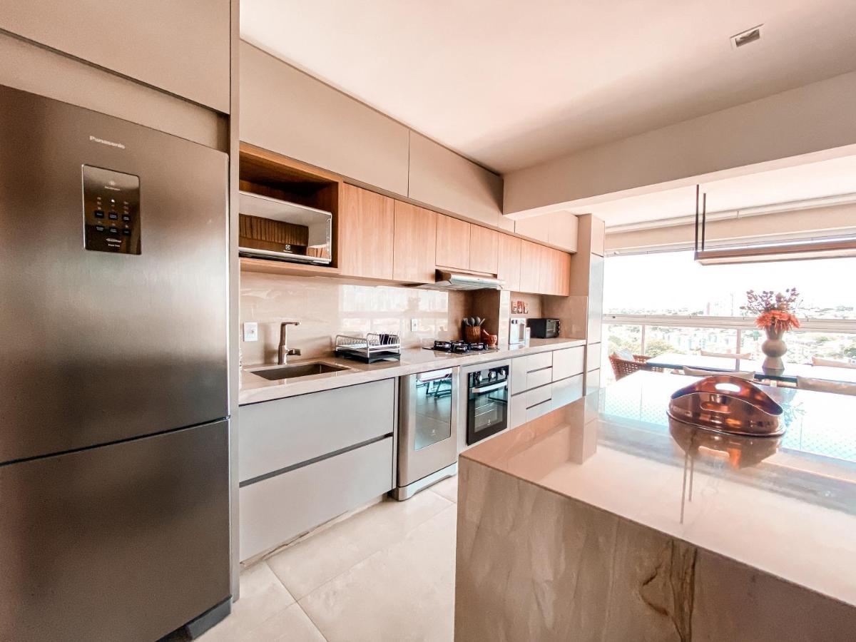 Luxuoso Apto 2Q Jd Goias - 1103T Apartment กัวยาเนีย ภายนอก รูปภาพ
